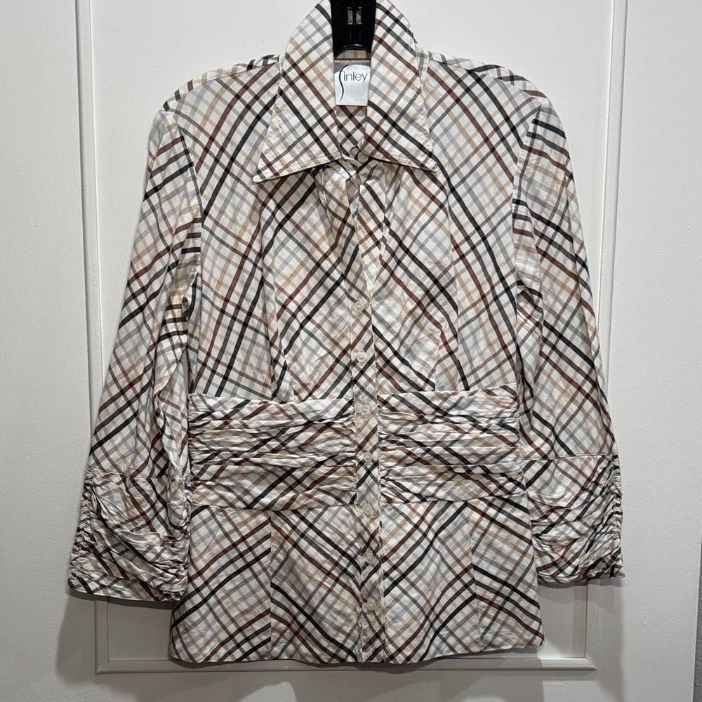 Finley Multicolor Plaid Shirt Sz S